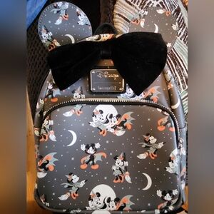 Halloween Mickey and Minnie backpack